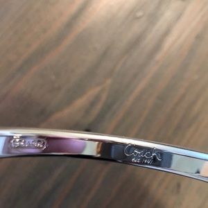 Coach Jewelry - Coach Silver & Purple Bangle Coach Jewelry - Coach Silver & Purple Bangle